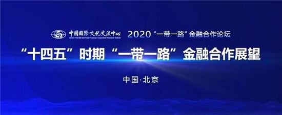中国国际文化交流中心举办2020“一带一路”金融合作论坛，展望“十四五”时期“一带一路”金融合作